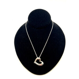 Designer Park Lane Vintage Silver Plated Heart Design Pendant Necklace